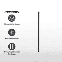 Gambar Krisbow 2 Mtr Part Rel Lampu Sorot Magnetic Slim