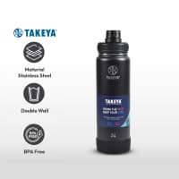 Gambar Takeya 700 Ml Botol Vacuum Flask - Hitam