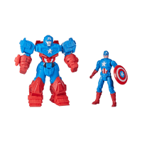 Gambar Marvel Set Action Figure Mech Strike Captain America F1669