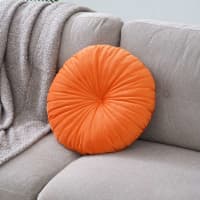 Gambar Informa Bantal Sofa 40 Cm Stitch Round Quinn - Orange