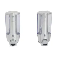 krisbow-380-ml-set-2-pcs-dispenser-sabun-cair---silver