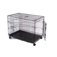 paws-n-tail-92x57.5x72-cm-kandang-hewan---hitam/silver