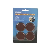 alas-kaki-furniture-bulat-5-cm-4-pcs---cokelat