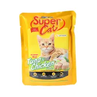 super-cat-85-gr-makanan-kucing-basah-tuna-&-chicken