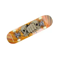 kinetic-double-kick-papan-skateboard-skull-78.7x20-cm