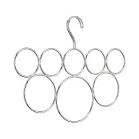 interdesign-hanger-scarf-classico-8-lubang---silver