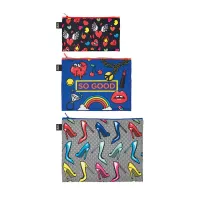 loqi-set-pouch-travel-so-good-hearts-high-heels-artist-collection-3-pcs