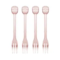 koziol-elli-set-4-pcs-garpu-kue---pink