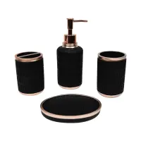 stora-set-4-pcs-perlengkapan-kamar-mandi-polyresin---hitam