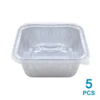 krischef-7.5x7.5x3.15-cm-set-5-pcs-wadah-makanan-aluminium-foil