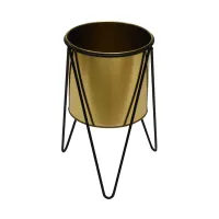 informa-pot-tanaman-dengan-stand-19x28-cm---gold