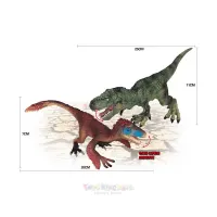 kiddy-star-set-figure-red-dino-and-trex-with-cage