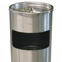 krisbow-tempat-sampah-stainless-dengan-asbak-25x61.5cm