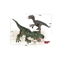 kiddy-star-figure-velocisaurus-&-trex-dengan-kandang