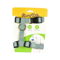 paws-n-tail-ukuran-m-harness-anjing-denim---biru