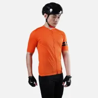 alph-jersey-sepeda-pria-plain-stripe-ukuran-s---orange