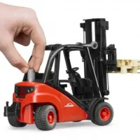 bruder-diecast-mobil-linde-forklift-h30d-w/2-pallets