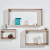 masterspace-set-3-pcs-rak-dinding---cokelat-oak