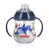 nuby-botol-bayi-tritan-spout-shark-nb236---hitam