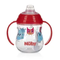 nuby-botol-bayi-tritan-spout-monster-nb236---merah
