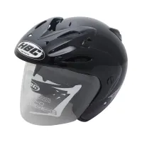 hbc-titan-helm-motor-half-face-glossy---hitam