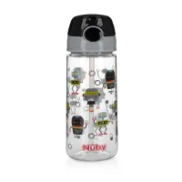 nuby-532-ml-botol-minum-tritan-flip-it-robot-123545