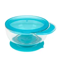 nuby-tempat-makan-bowl-tritan-1hnd-suction-blue-125140