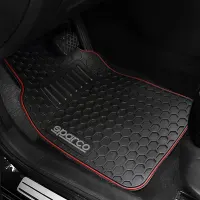 sparco-set-3-pcs-karpet-mobil-pvc---hitam-merah