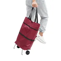 ataru-tas-belanja-lipat-dengan-roda---merah-maroon