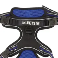 m-pets-ukuran-m-harness-anjing-hiking---biru-elektrik