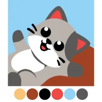 kiddy-star-20x20-cm-cat-paint-by-numbers