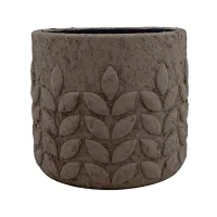 arthome-14.5-cm-paddy-pot-tanaman---cokelat-taupe