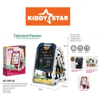 kiddy-star-drawing-board-2-in-1-dengan-rak-buku---biru