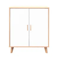 informa-grecia-lemari-kabinet-2-pintu---putih/cokelat-oak