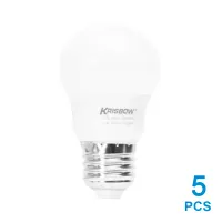 krisbow-set-5-pcs-bohlam-led-3w---cool-daylight