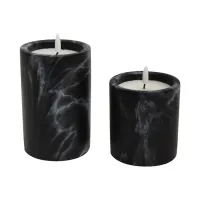 informa-set-2-pcs-cemento-lilin-led-marble---hitam