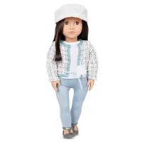 our-generation-set-boneka-lysie-dark-brown-hair-jacket-jeans