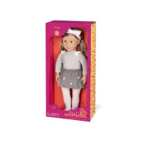 our-generation-set-boneka-bina-short-blonde-hair-pompom-skirt