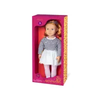 our-generation-set-boneka-arlee-red-hair-top-and-tutu-skirt