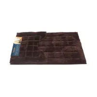 forhom-50x80-cm-keset-kamar-mandi-pvc-anti-slip---cokelat-tua