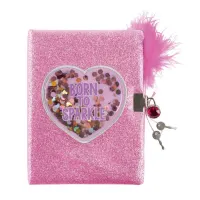 make-it-real-born-to-sparkle-glitter-journal