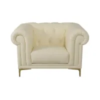 domicil-bach-three-sofa-kulit-1-seater---putih