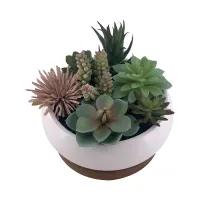 arthome-16-cm-tanaman-artifisial-succulent-mix-dengan-pot-putih