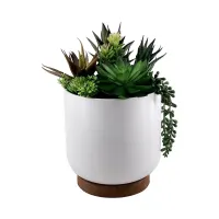 arthome-27-cm-tanaman-artifisial-succulent-mix-dengan-pot-putih