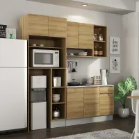 informa-prescoot-kitchen-set-sudut-m---cokelat-oak