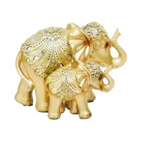 informa-13-cm-patung-miniatur-gajah-ag3---gold