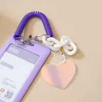 ataru-id-card-holder-dengan-rantai-dan-hati-charm---ungu