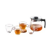 krishome-set-5-pcs-teko-teh-dengan-cangkir---hitam