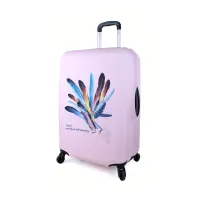 passport-ukuran-s-sarung-koper-colorful-feather---pink