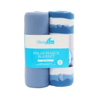 sleeplite-120x150-cm-set-2-pcs-selimut-polar-fleece---biru